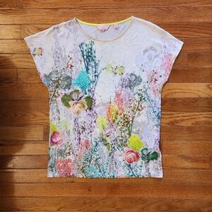 Ted Baker Floral Short Sleeve Top